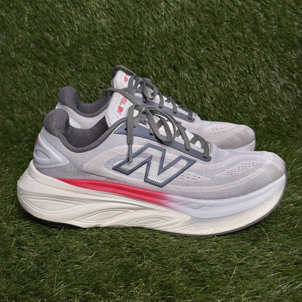 New Balance Fresh Foam X More v6 Mens 11 Gray Beige Running Shoes MMORLC6